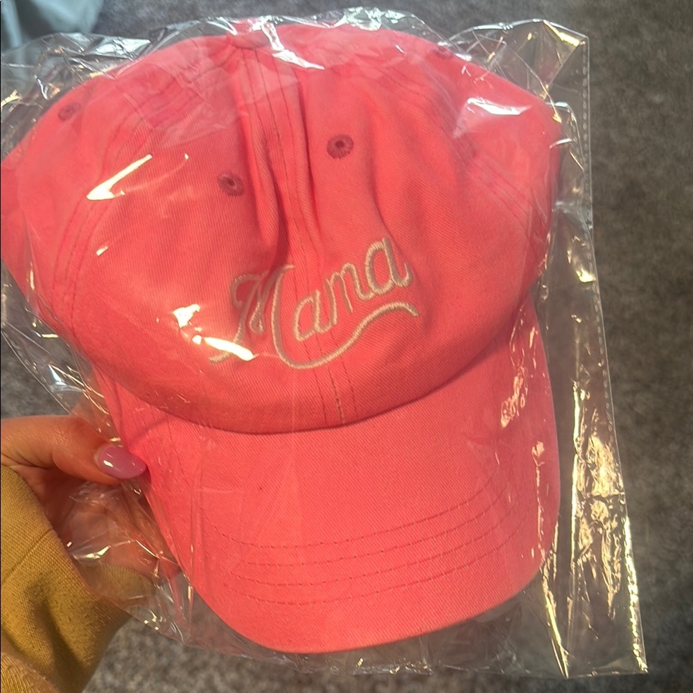 Pink 'Mama' Baseball Cap